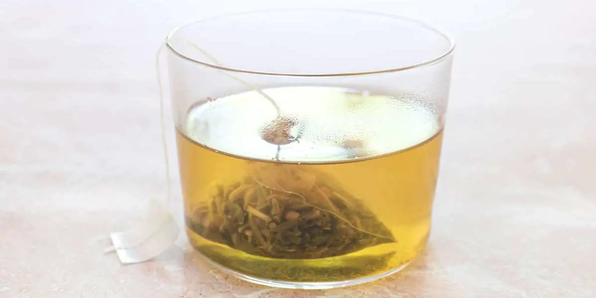 How to Make Cannabis Stem Tea Bag in cup