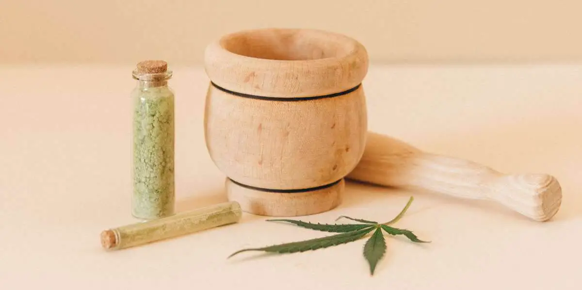 Use a Pestle and Mortar to Grind Weed Without A Grinder