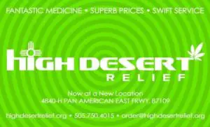 High Desert Relief Dispensary logo